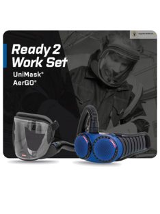   CleanAir Ready2Work UNIMASK + AerGO komplett légzésvédő készlet