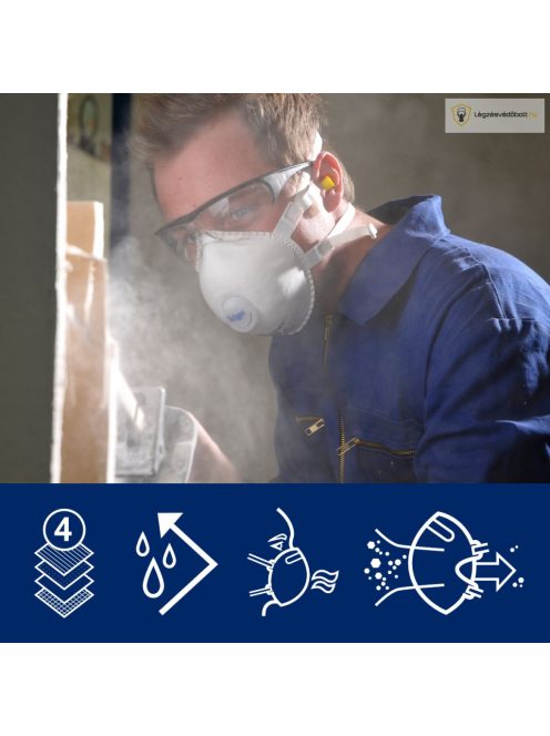 Drager X-plore 1330 V FFP3 M/L NR D részecskeszűrő