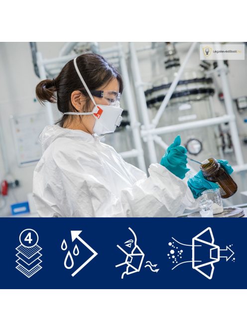 Drager X-plore 1930 V FFP3 NR D részecskeszűrő M/L méretben