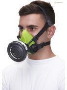 BLS SGE46 félálarc, szabványos zsinórmenetes csatlakozós