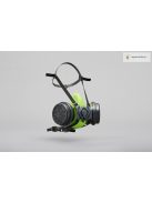 BLS 4000S ikerszűrős félálarc, szilikon alapanyagból