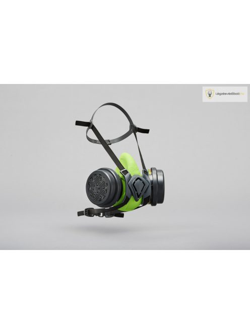 BLS 4000S ikerszűrős félálarc, szilikon alapanyagból