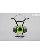 BLS 4000S ikerszűrős félálarc, szilikon alapanyagból