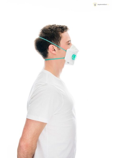 BLS 860 FFP3 R D többször használható részecskeszűrő maszk (kifutó típus)