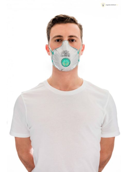 BLS Zer0 31 FFP3 R D többször használható részecskeszűrő félálarc