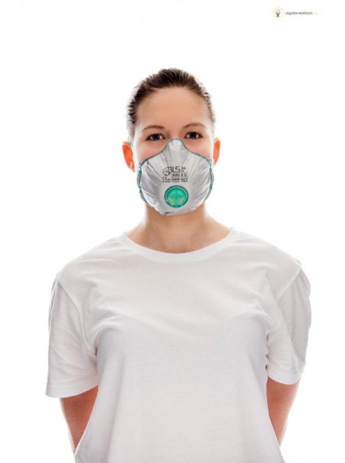 BLS Zer0 31 FFP3 R D többször használható részecskeszűrő félálarc