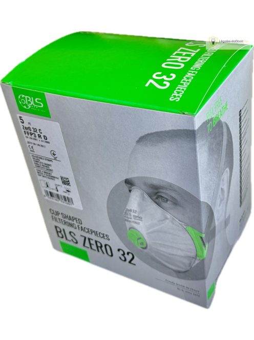 BLS Zer0 32C FFP3 R D aktívszenes többször használható részecskeszűrő félálarc