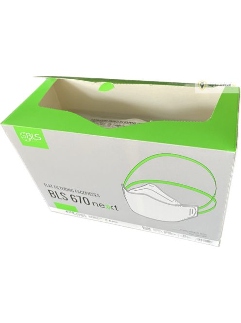 BLS 680 NEXT FFP2 NR D (M/L) szelepes részecskeszűrő maszk
