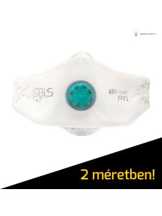 BLS 680 NEXT FFP2 NR D (S) szelepes részecskeszűrő maszk
