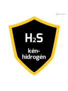 Kalibráló gáz, 34 liter H2S (kén-hidrogén) 10ppm koncentrációban, nitrogénben