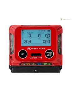   Riken Keiki GX-3R PRO gázérzékelő, 5 gázos, szén-dioxid szenzorral (O2/LEL/CO+H2S/CO2)