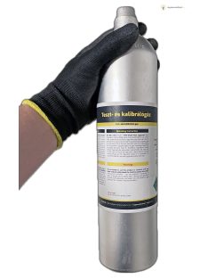   Kalibráló gáz, 116 liter 4-5 gázos keverék (többféle koncentrációban)