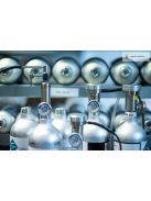 Kalibráló gáz, 34 liter Cl2 (klórgáz) 10ppm koncentrációban nitrogénben