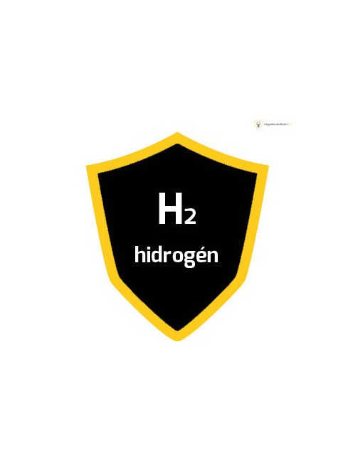 Kalibráló gáz, 34 liter H2 (hidrogén) 500ppm koncentrációban levegőben