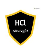 Kalibráló gáz, 34 liter HCl (hidrogén-klorid) 10ppm koncentrációban nitrogénben