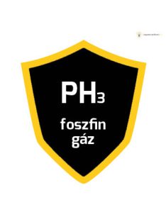 Kalibráló gáz, 34 liter PH3 (foszfin) 5 ppm, nitrogénben