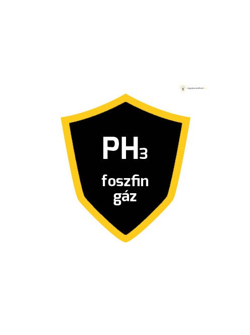 Kalibráló gáz, 34 liter PH3 (foszfin) 5 ppm, nitrogénben