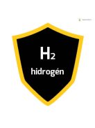 Kalibráló gáz, 58 liter H2 (hidrogén) 2% koncentrációban levegőben