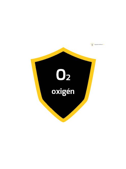 Kalibráló gáz, 58 liter O2 (oxigén) 5% koncentrációban, nitrogénben