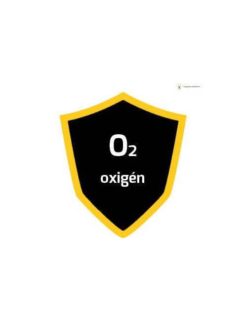 Kalibráló gáz, 58 liter O2 (oxigén) 18% koncentrációban, nitrogénben