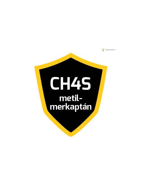 Kalibráló gáz, 116 liter CH4S (metil-merkaptán) 10ppm koncentrációban nitrogénben