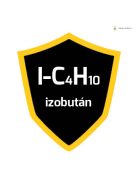 Kalibráló gáz, 58 liter I-C4H10 (izobután) 0,45% (25% ARH) koncentrációban