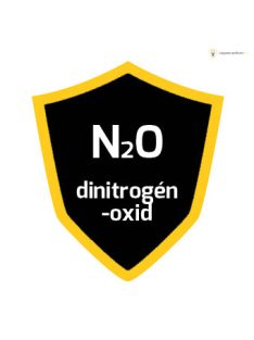   Kalibráló gáz, 34 liter N2O (dinitrogén-oxid) 100ppm koncentrációban levegőben