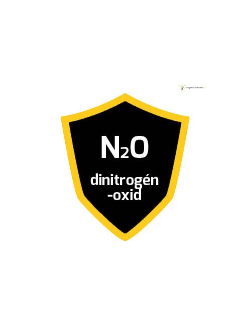 Kalibráló gáz, 34 liter N2O (dinitrogén-oxid) 100ppm koncentrációban levegőben