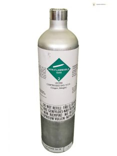   Kalibráló gáz, 58 liter H2 (hidrogén) 1000ppm koncentrációban levegőben