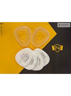   SINGER bajonett előszűrő készlet, 2 pár (4db) P2 R D részecskeszűrő + 2db rögzítőkeret