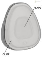 SINGER bajonett előszűrő készlet, 2 pár (4db) P2 R D részecskeszűrő + 2db rögzítőkeret