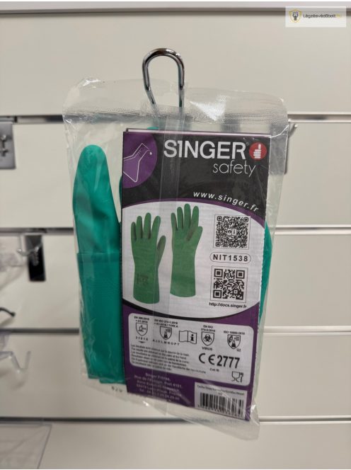 SINGER nitril vegyszerálló kesztyű (párosával csomagolt)