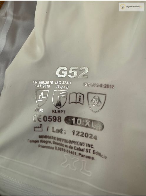 G52 hosszúszárú PVC vegyszerálló kesztyű, 70cm hosszú!
