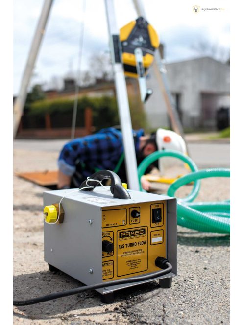 TURBO FLOW frisslevegős légzésvédő KÉSZLET