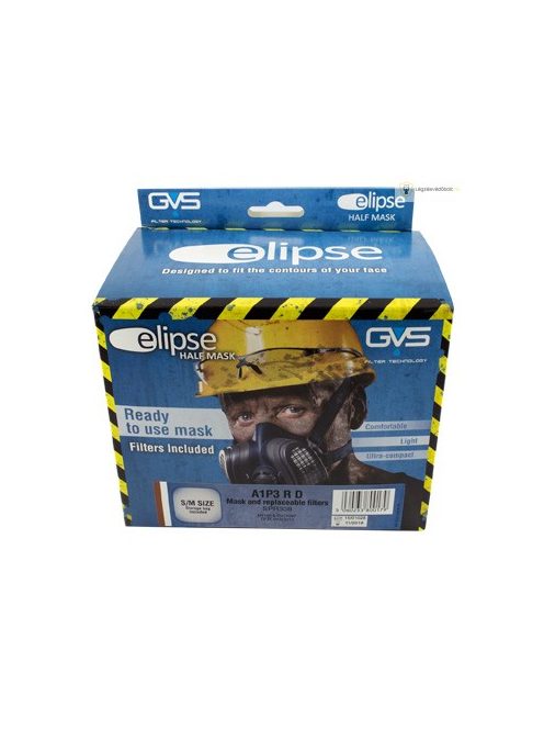 GVS ELIPSE A1P3 félálarc szűrőbetétekkel (S/M)