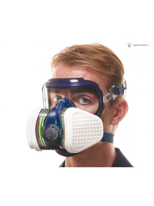 GVS ELIPSE INTEGRA ABEK1P3 szemüveggel kombinált félálarc szűrőbetétekkel (M/L)