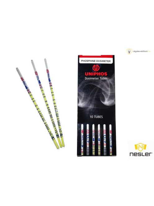 UNIPHOS Phospine PH3 kolorimetriás kimutató cső (10db/csomag)