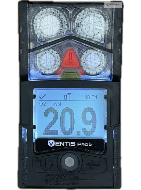 Ventis Pro5 GÁZÉRZÉKELŐ 4 GÁZ MÉRÉSÉRE, O2, CO, H2S, LEL (CH4 metán)