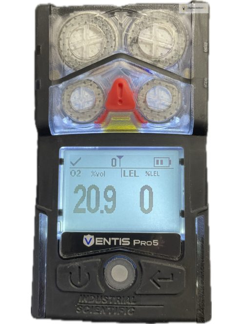 Ventis Pro5 GÁZÉRZÉKELŐ 4 GÁZ MÉRÉSÉRE, O2, CO, H2S, LEL (CH4 metán)