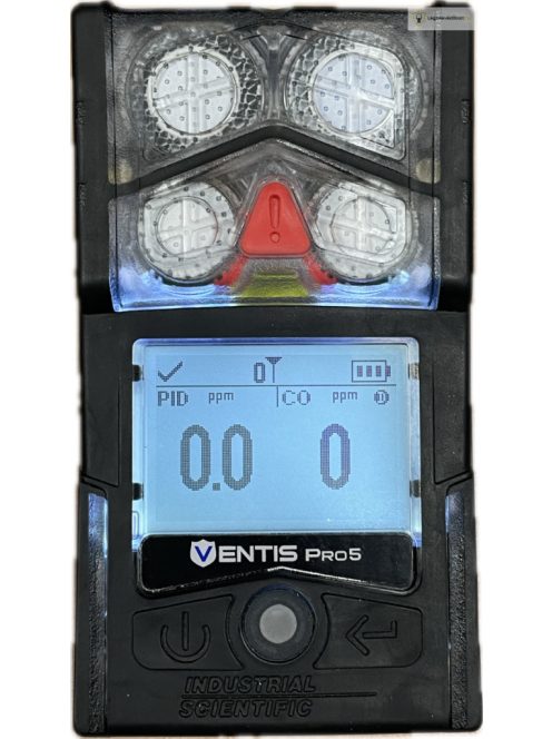 Ventis Pro5 GÁZÉRZÉKELŐ 4 GÁZ MÉRÉSÉRE, O2, CO, H2S, LEL (CH4 metán)